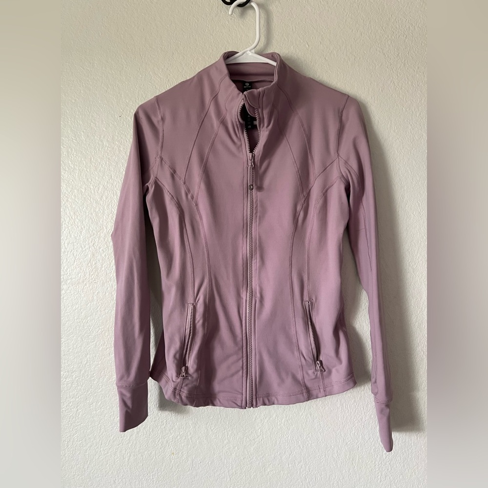 90 degree women’s lightweight full zip running track jacket